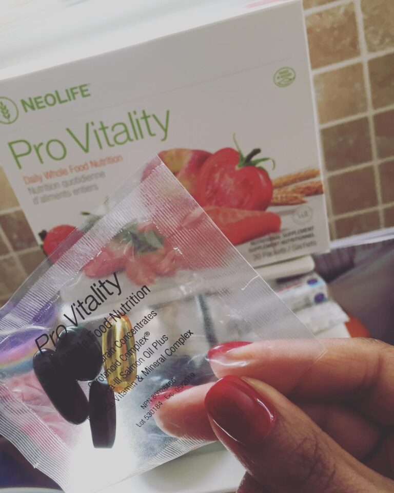 Pro Vitality NeoLife daily sachets opened